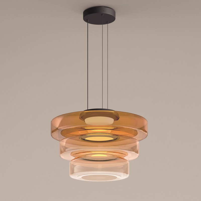 Luminara | Stylish Dynamic Glass Kitchen Pendant Lighting Fixture 9