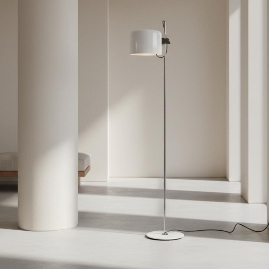 Luminex | Modern Adjustable Black Floor Lamp for Living Room Illumination 7