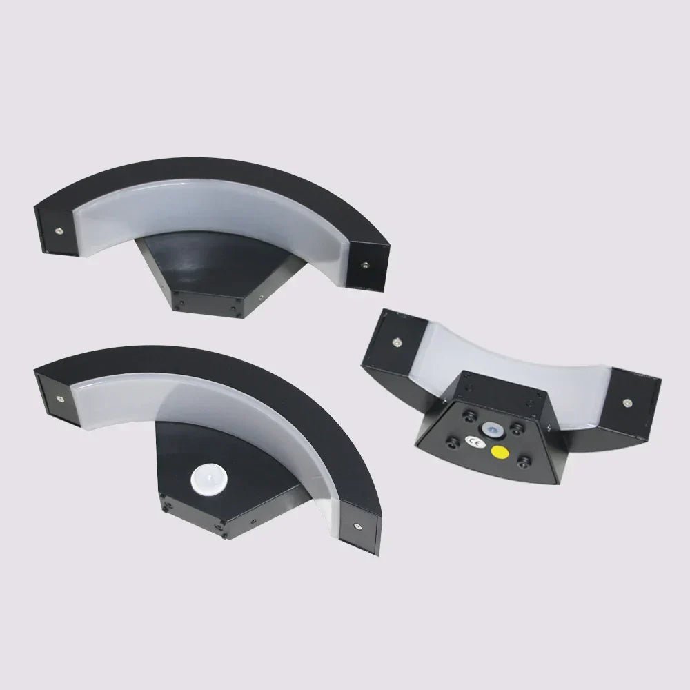 LumosCurve | Sleek Modern Motion Sensor Outdoor Wall Light 6