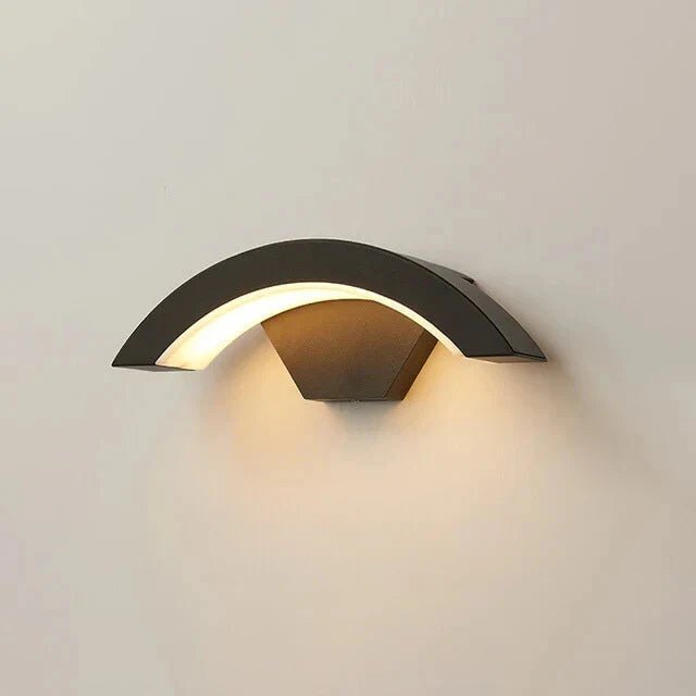 LumosCurve | Sleek Modern Motion Sensor Outdoor Wall Light 7