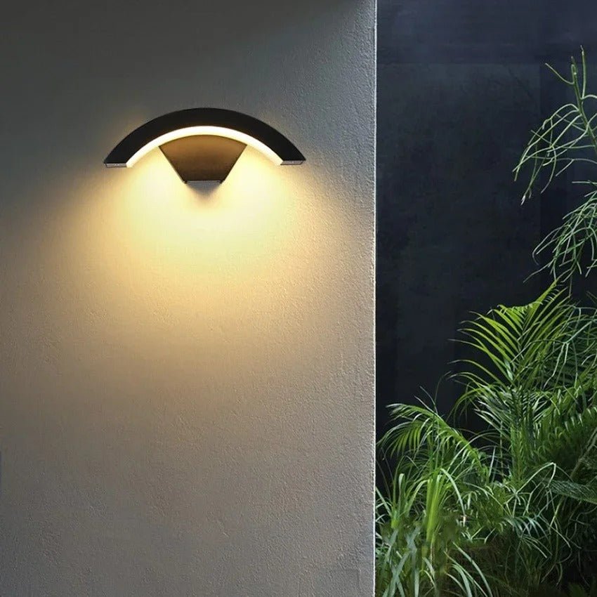 LumosCurve | Sleek Modern Motion Sensor Outdoor Wall Light 9