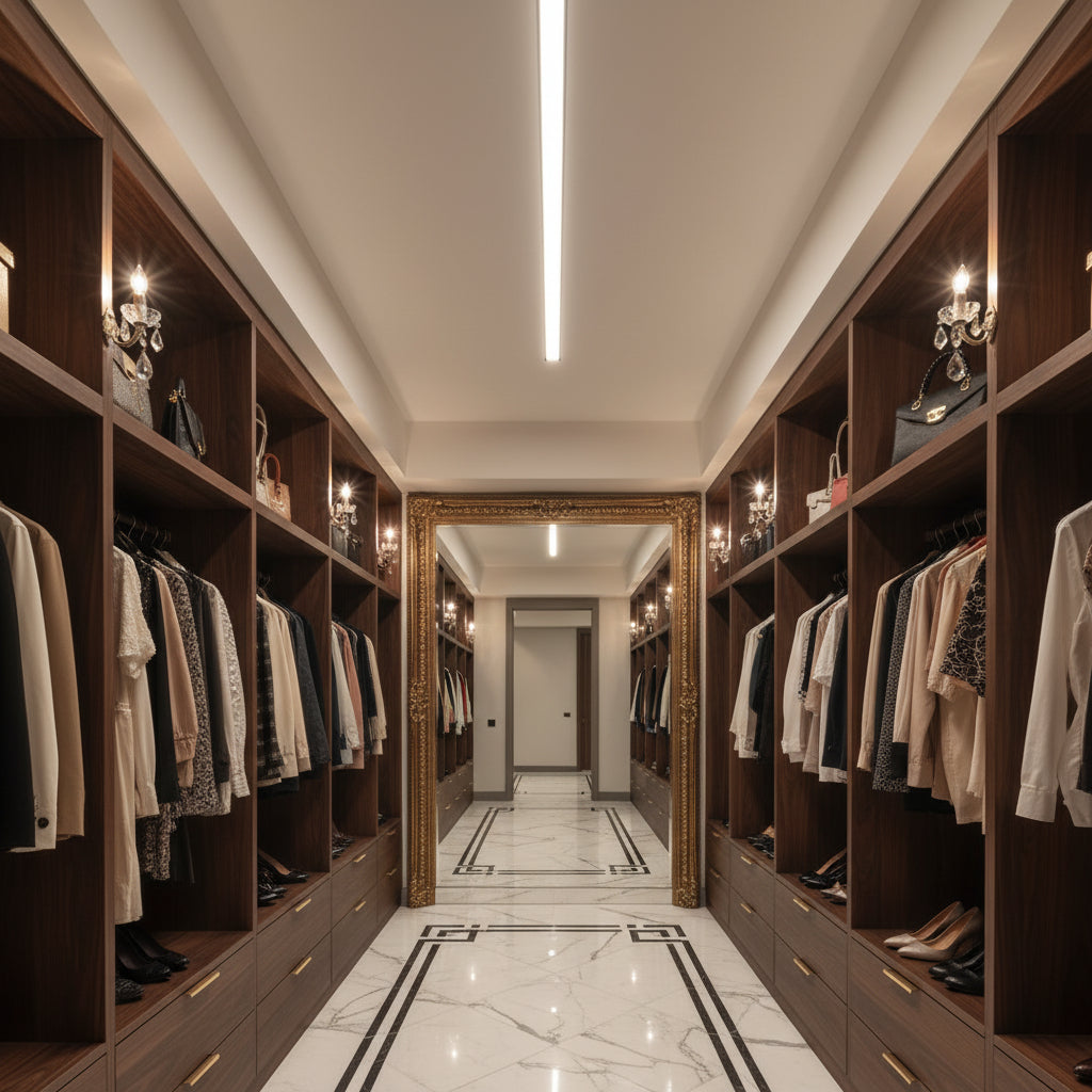 Modern Minimalist | Linear LED Ceiling Light Fixture with Soft Acrylic Diffuser | Ideal Dining Room Lighting Solution 8