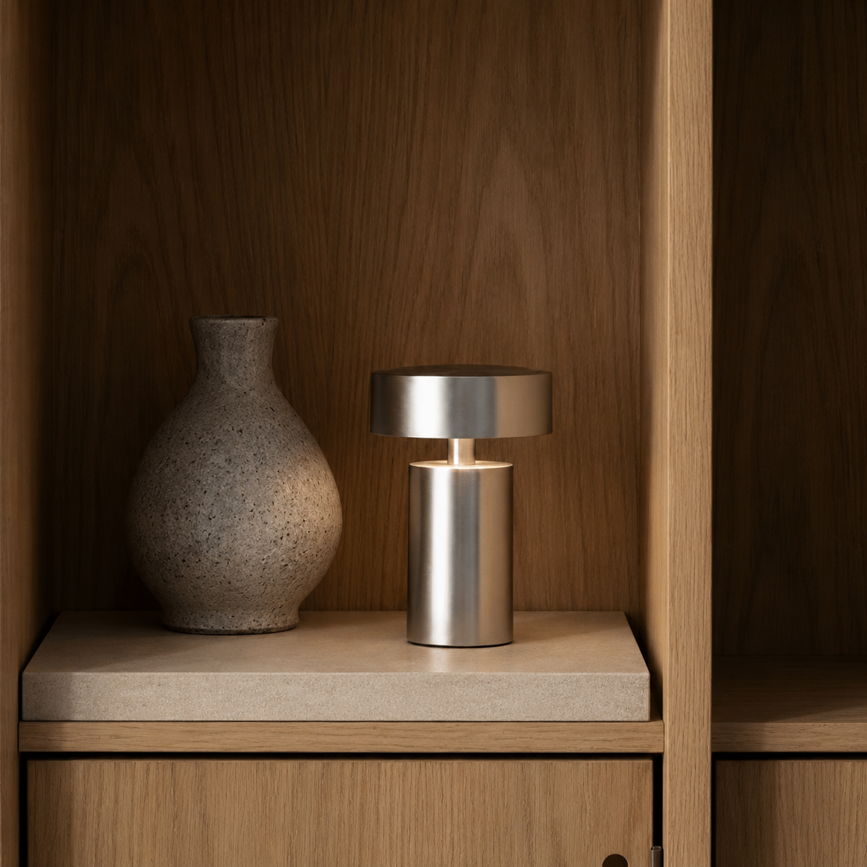 MonaGlow | Stylish Cordless Rechargeable LED Table Lamp for Bedroom 0