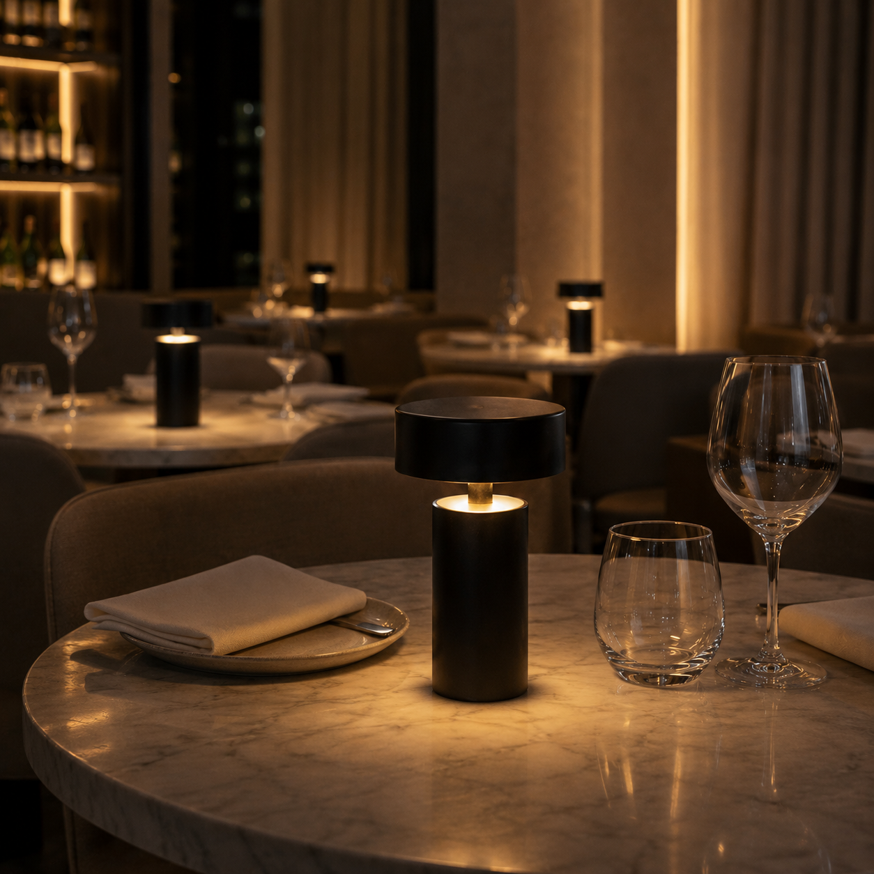 MonaGlow | Stylish Cordless Rechargeable LED Table Lamp for Bedroom 2