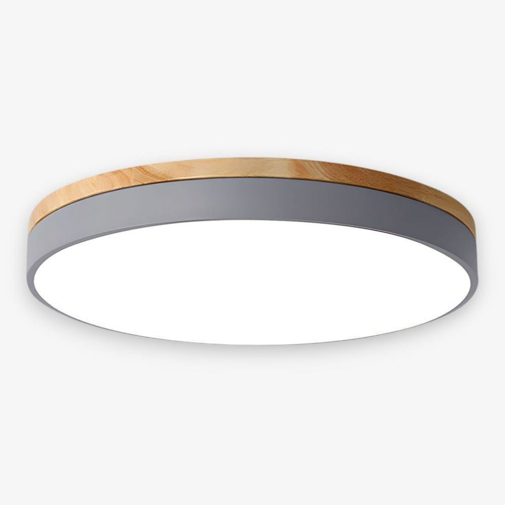 Naturalis | Elegant Solid Wood Flush Mount Ceiling Light Fixture 0