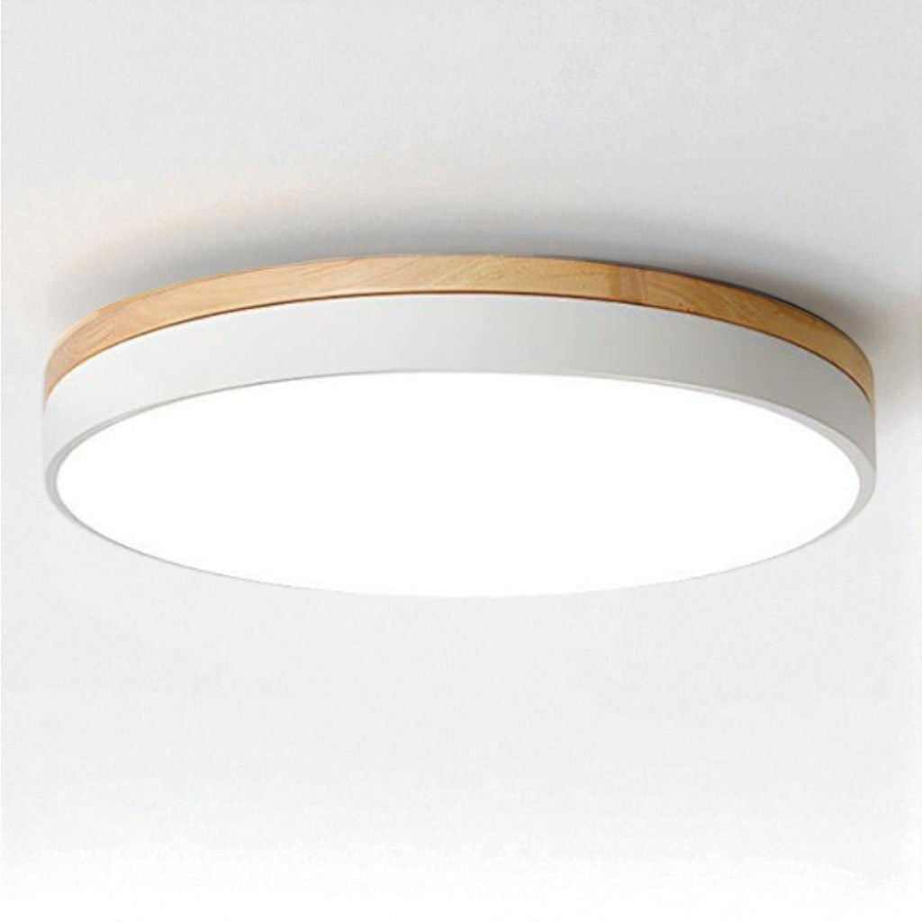 Naturalis | Elegant Solid Wood Flush Mount Ceiling Light Fixture 12