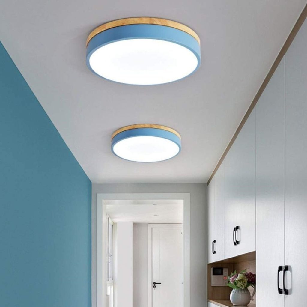 Naturalis | Elegant Solid Wood Flush Mount Ceiling Light Fixture 2
