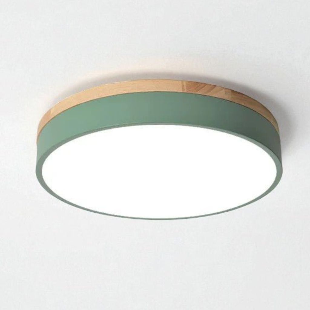 Naturalis | Elegant Solid Wood Flush Mount Ceiling Light Fixture 8