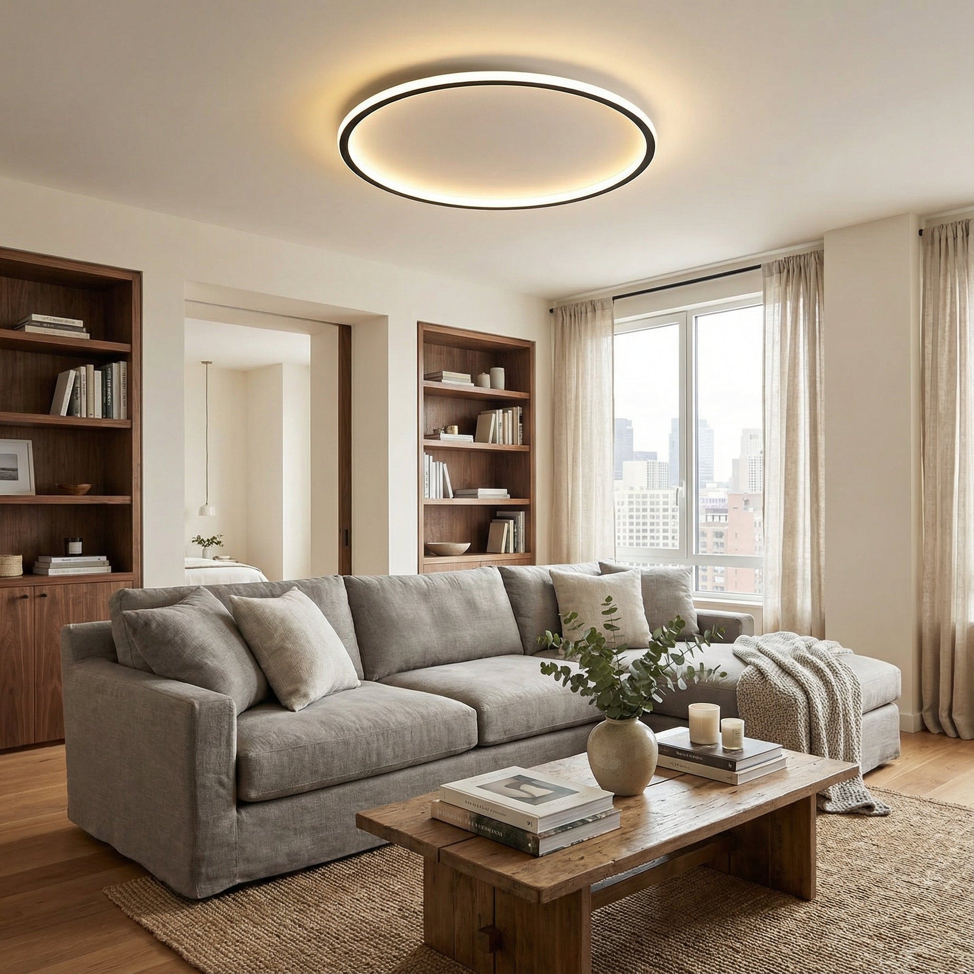 NordicAura | Elegant Minimalist Flush Mount Ceiling Light Fixture 2