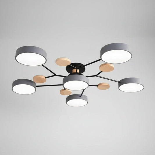 Nordic Modern | Flush Mount Ceiling Light with Energy-Efficient LED | Minimalist Design for Bright Home Illumination 9