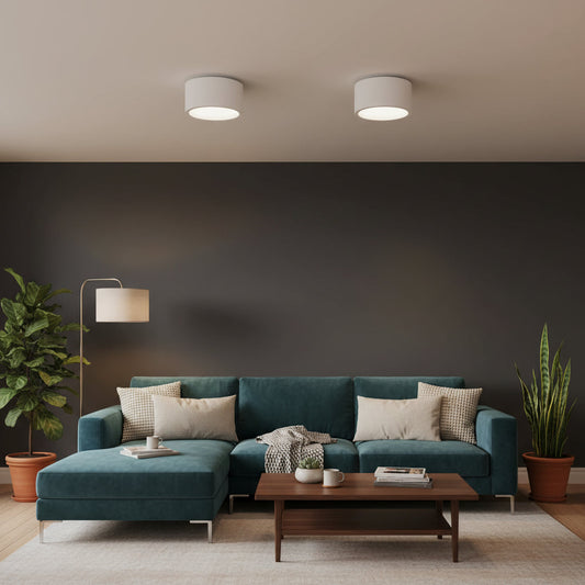 Nordic Style | Flush Mount Ceiling Light with Adjustable Color Temperature | Energy-Efficient Fixture for Modern Spaces 3