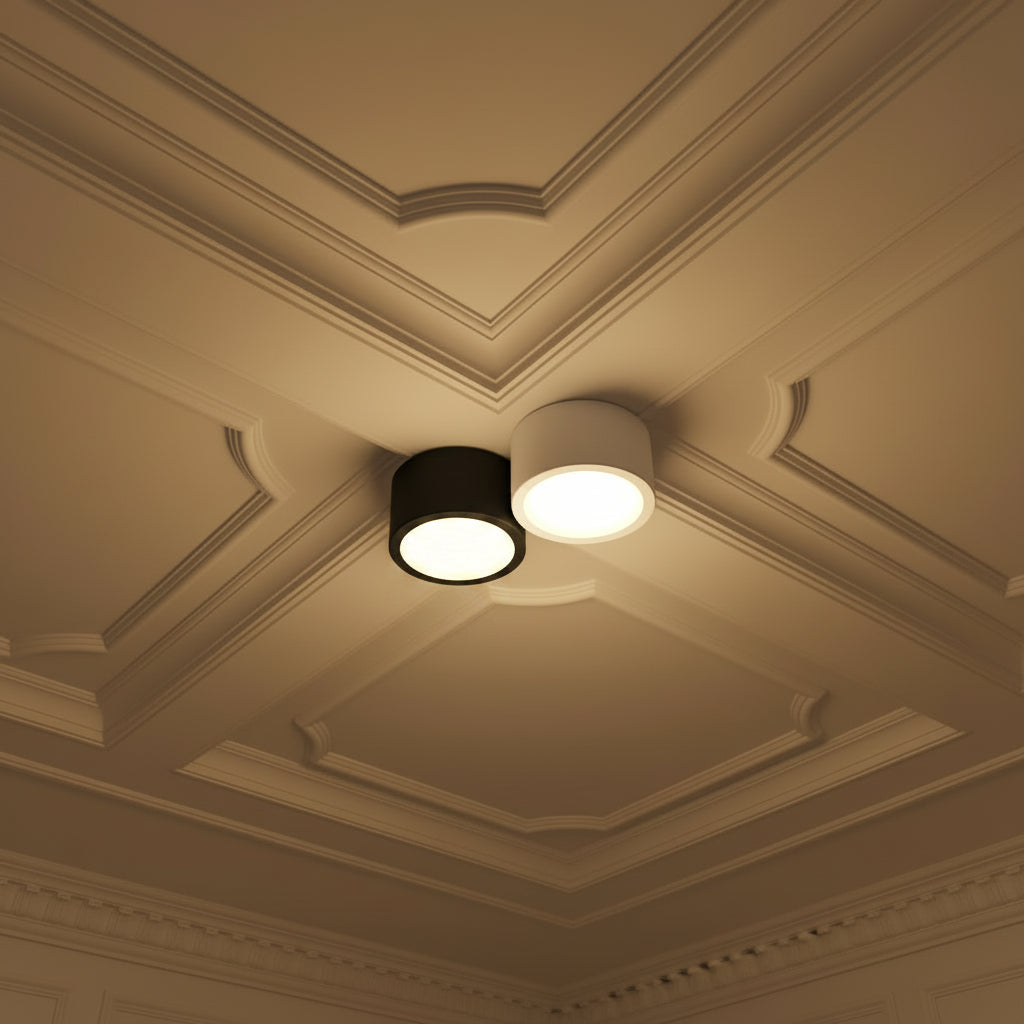 Nordic Style | Flush Mount Ceiling Light with Adjustable Color Temperature | Energy-Efficient Fixture for Modern Spaces 6