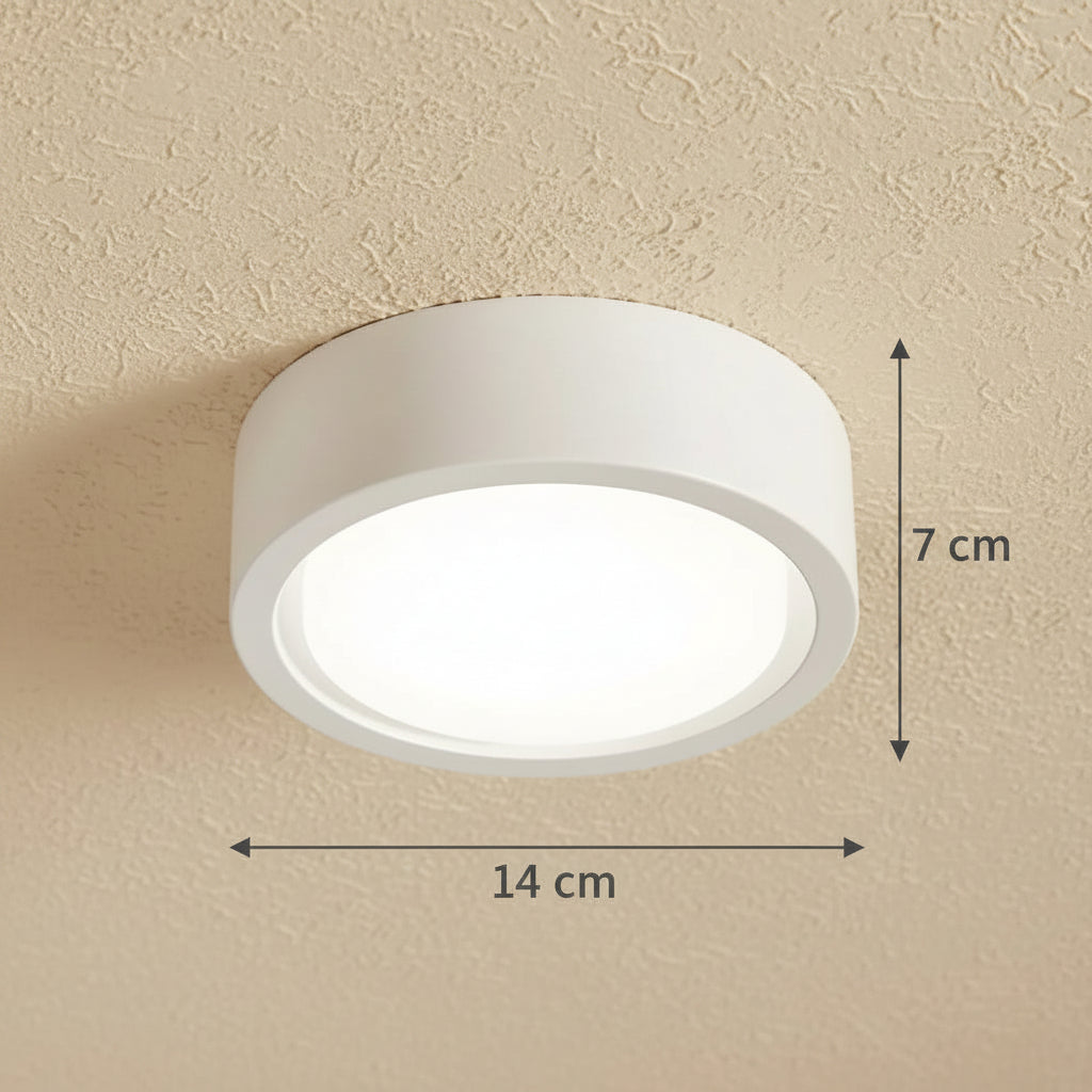 Nordic Style | Flush Mount Ceiling Light with Adjustable Color Temperature | Energy-Efficient Fixture for Modern Spaces 8