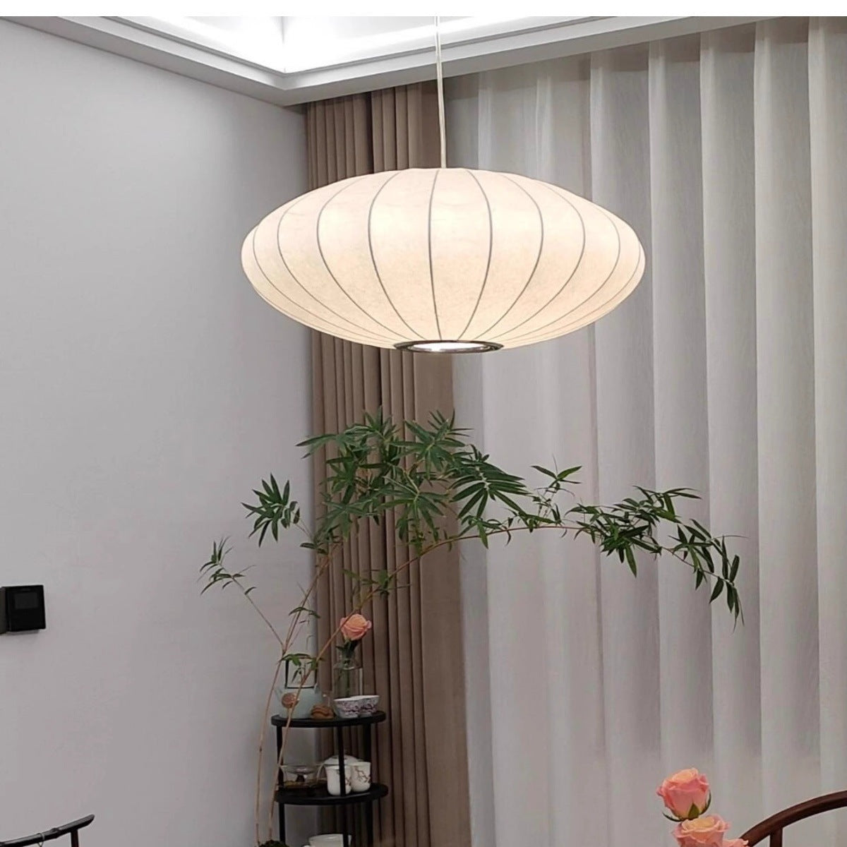 SatoriLight | Elegant Japandi Minimalist Ceiling Lamp for Serene Illumination 3