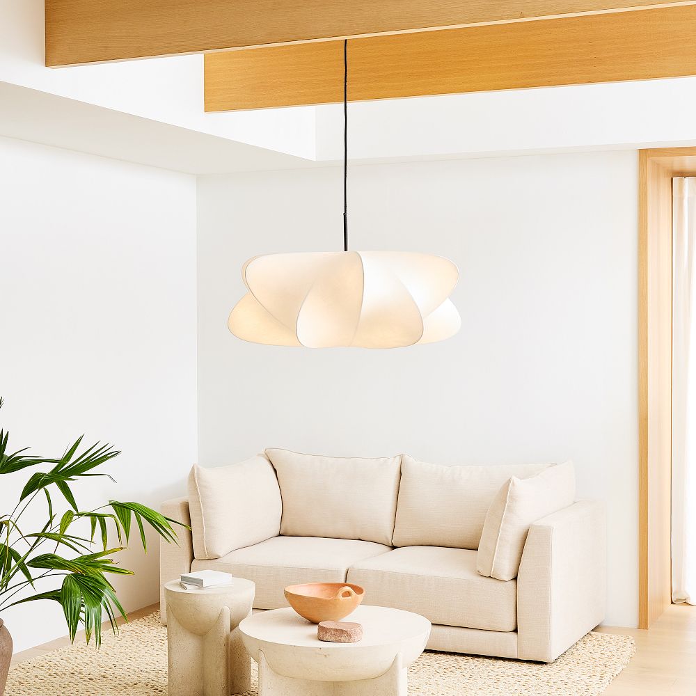 SilkCocoon | Elegant Textured Modern Pendant Ceiling Light Fixture 1