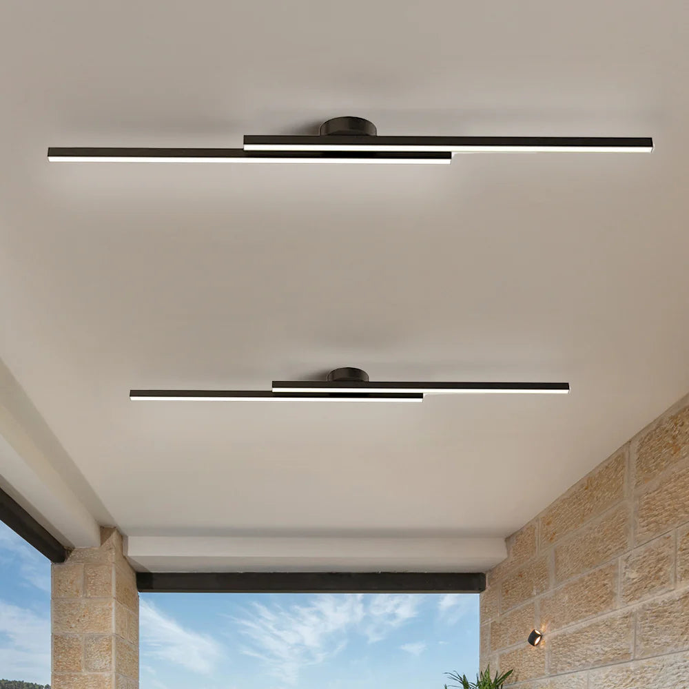 Sleek Aluminum | Ceiling Light with Dimmable LED Illumination | Modern Design for Contemporary Spaces 6