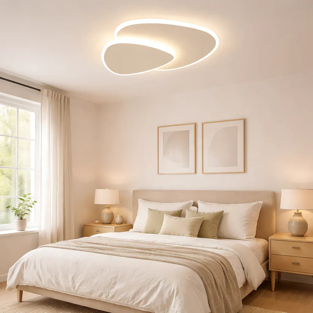 Stylish Flush Mount Ceiling Light with Soft Diffused Illumination | Modern Triangle Design for Elegant Home Decor 4