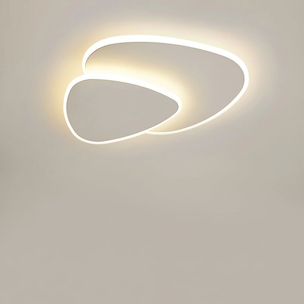 Stylish Flush Mount Ceiling Light with Soft Diffused Illumination | Modern Triangle Design for Elegant Home Decor 7