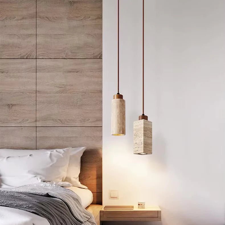 TerraGlow | Elegant Natural Stone Kitchen Pendant Lighting Fixture 2