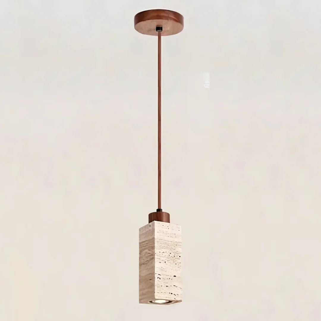 TerraGlow | Elegant Natural Stone Kitchen Pendant Lighting Fixture 4